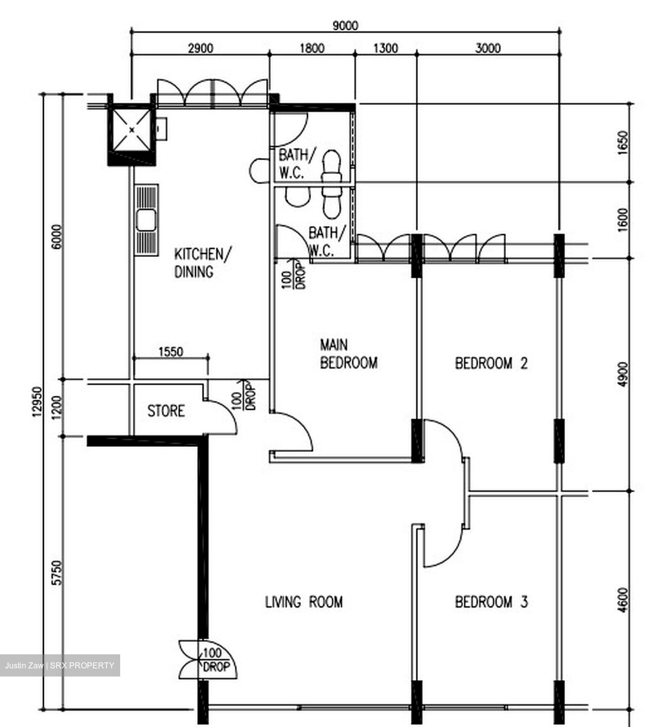 Blk 113 Woodlands Street 13 (Woodlands), HDB 4 Rooms #443694191
